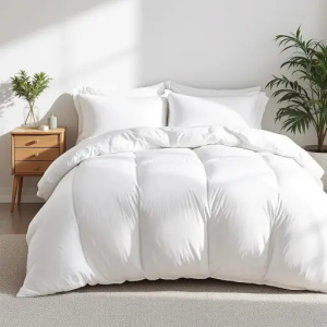 premium white duvet set